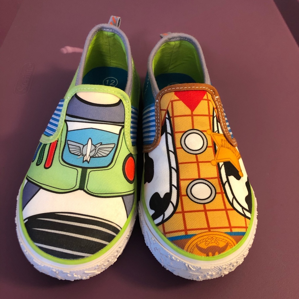 Kids Disney Pixar size 12 slip on sneaker